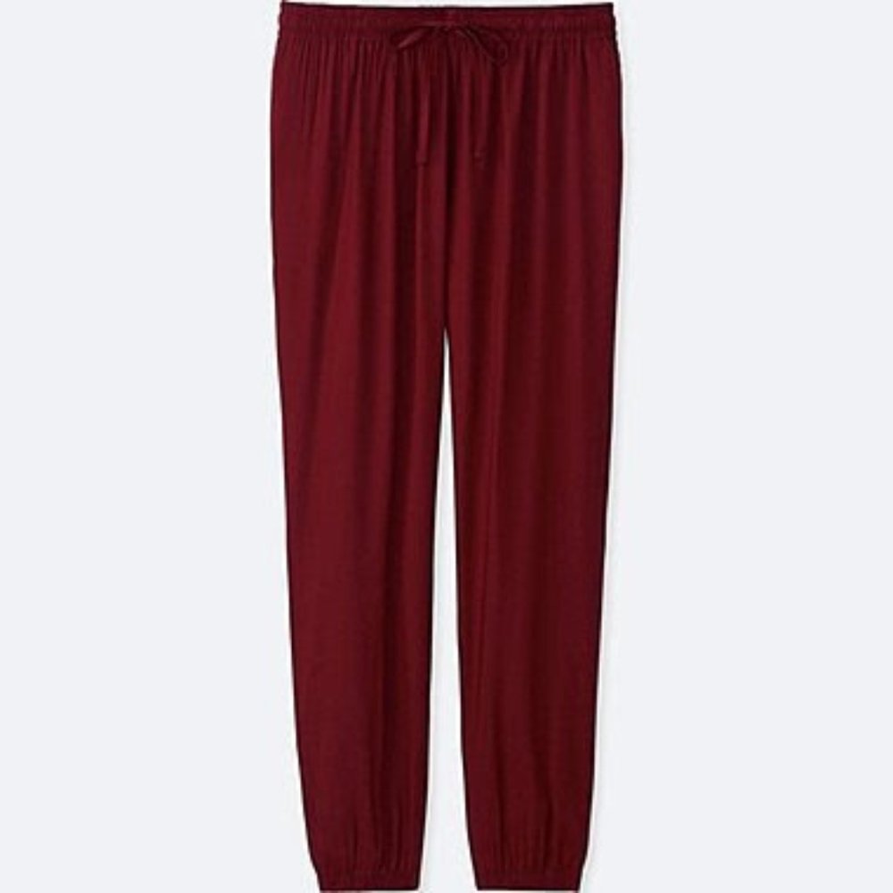 UNIQLO Drape Pants, Color Wine, Size XS